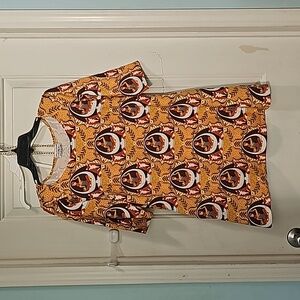 Blue Platypus Hippie Dress. Size Large.